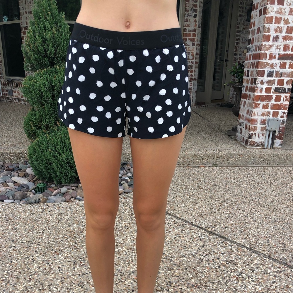 Polka Dot Lightspeed Shorts (Outdoor Voices)